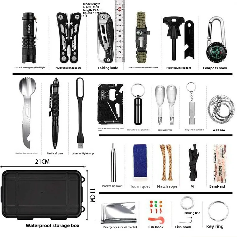 Outdoor Adventure Lab - Kit de sobrevivência para atividades ao