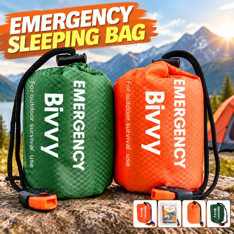Bivy Sack Lightweight - Saco de dormir térmico de emergência,