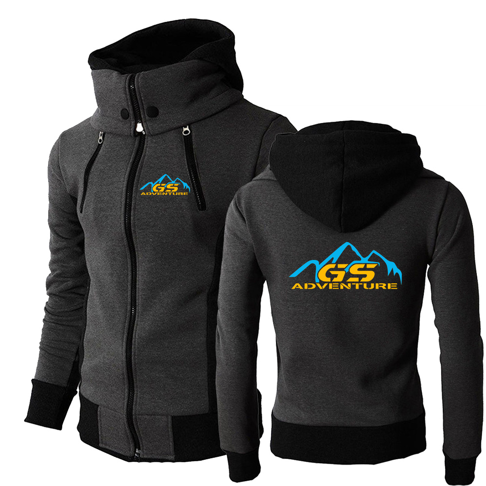 Outdoor Adventure Logo - Moletom com Capuz Masculino Premium da