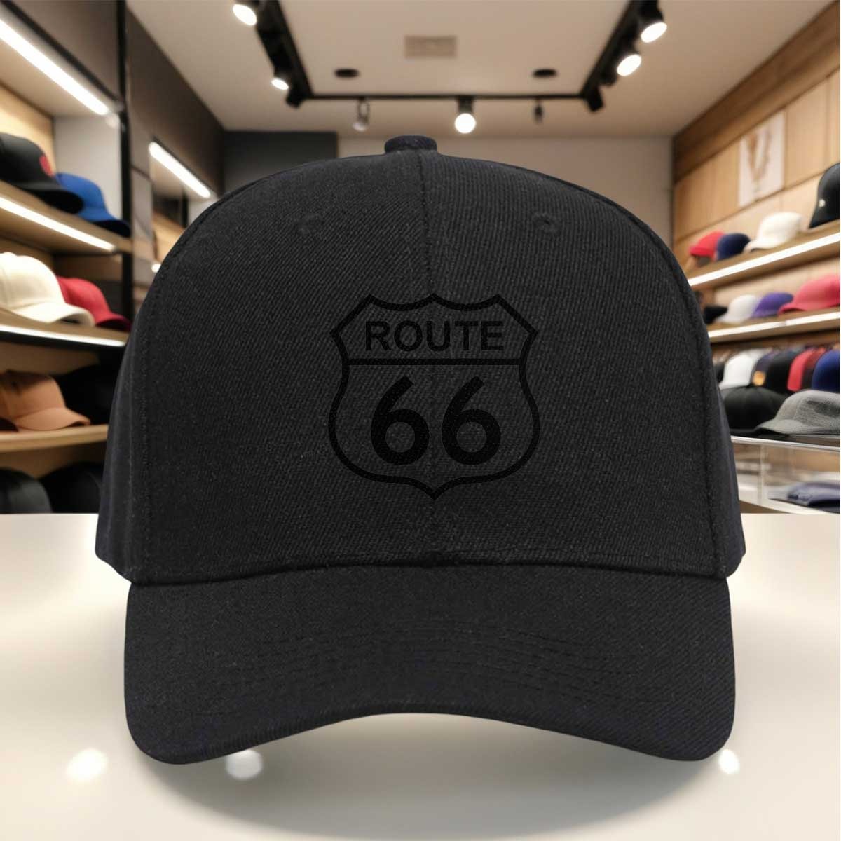 Outdoor Adventure Logo - Boné Clássico com Logo Route 66,