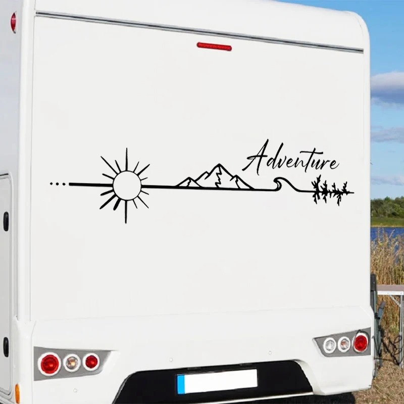 Outdoor Adventure Logo - Adesivos de Vinil para Decoração de