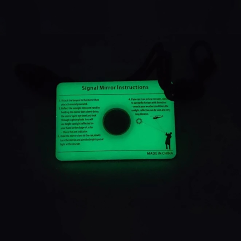 Espelho de Emergência Retangul - Signal Mirror Rescue avaliação e preço