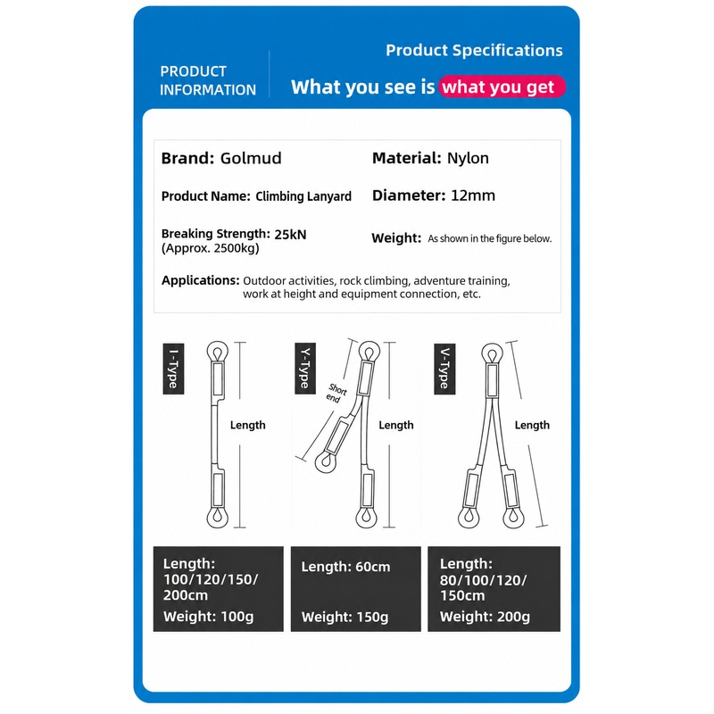 Corda de segurança de nylon de - Adventure Outdoor Equipment avaliação e preço
