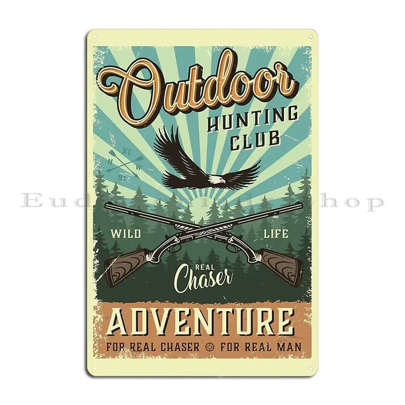 Placa de Metal Vintage para Cl - Outdoor Adventure Club avaliação e preço