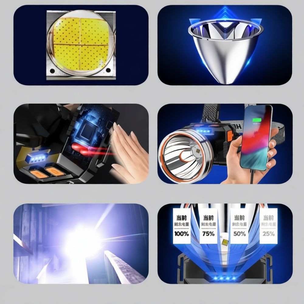Farol LED versátil para ativid - Adventure Outdoor Equipment avaliação e preço