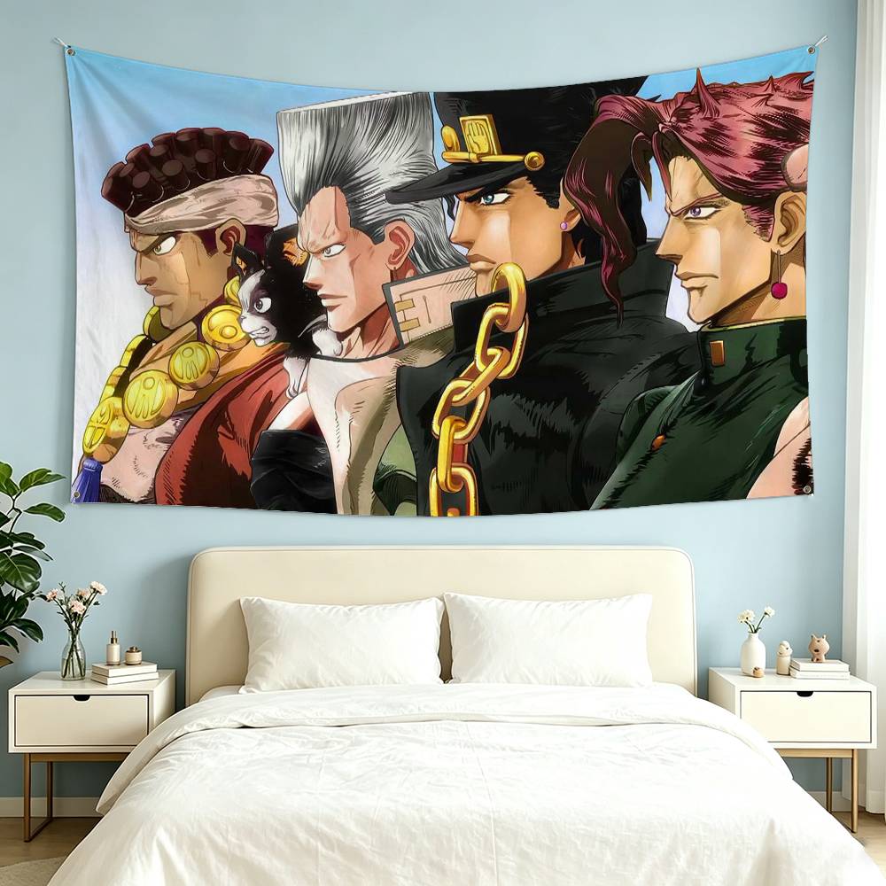 Bandeira de JoJo's Bizarre Adv - Outdoor Adventure Club avaliação e preço