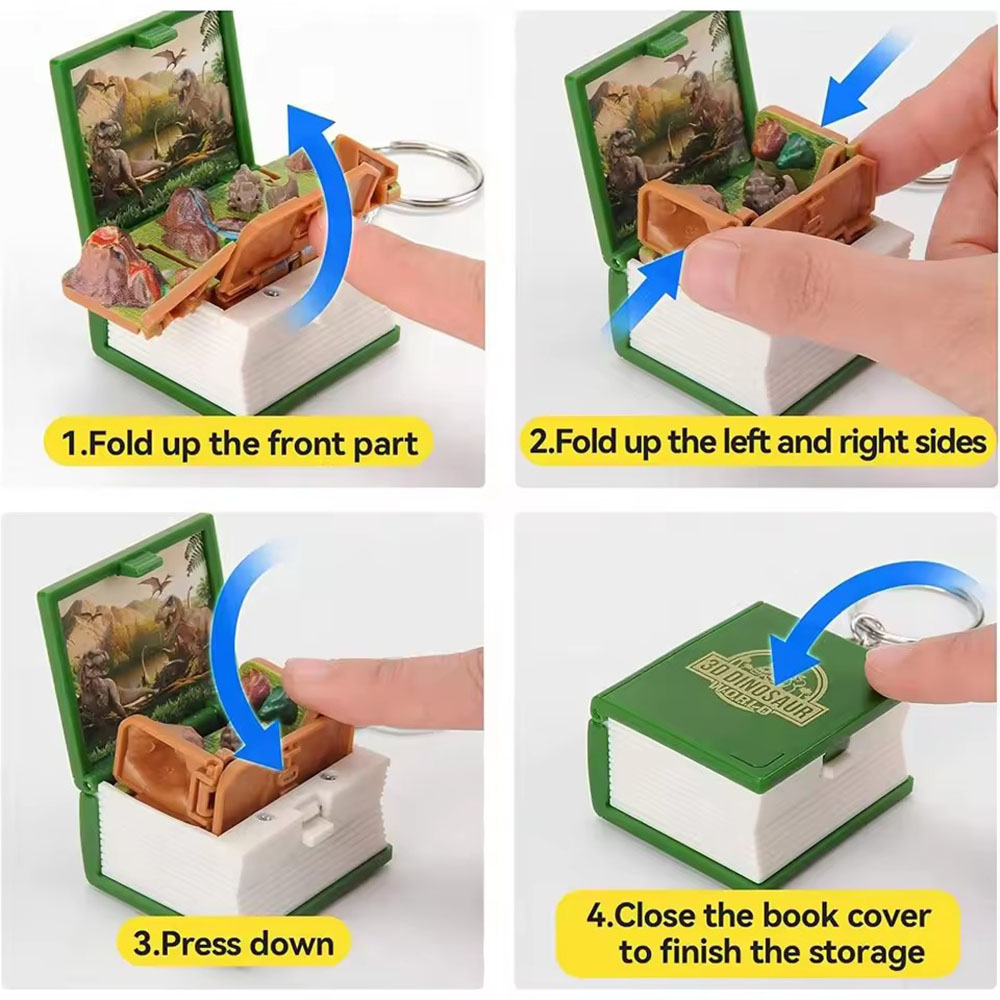 Chaveiro Livro Dobrável 3D Din - Outdoor Adventure Books avaliação e preço