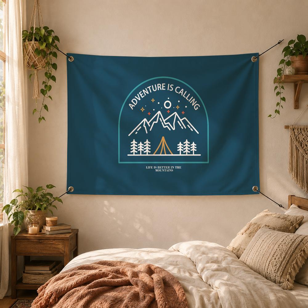 Bandeiras Decorativas com Logo - Outdoor Adventure Logo avaliação e preço