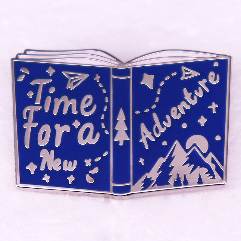 Esmalte Pins para Viagem Ao Ar - Outdoor Adventure Books avaliação e preço