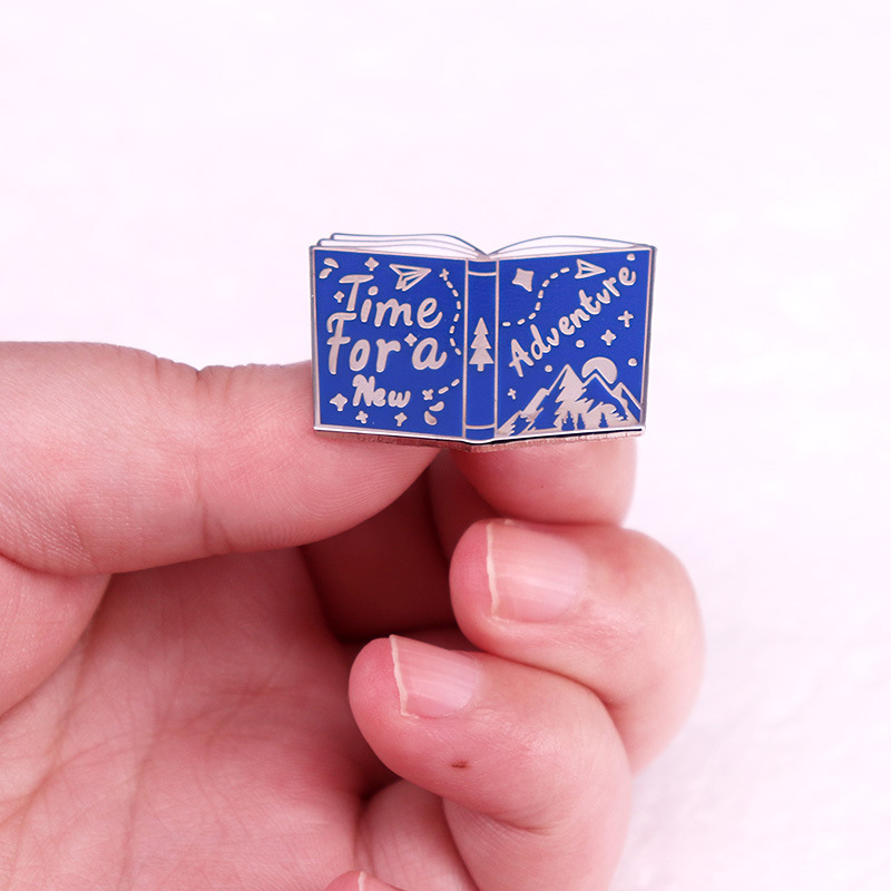 Esmalte Pins para Viagem Ao Ar - Outdoor Adventure Books avaliação e preço