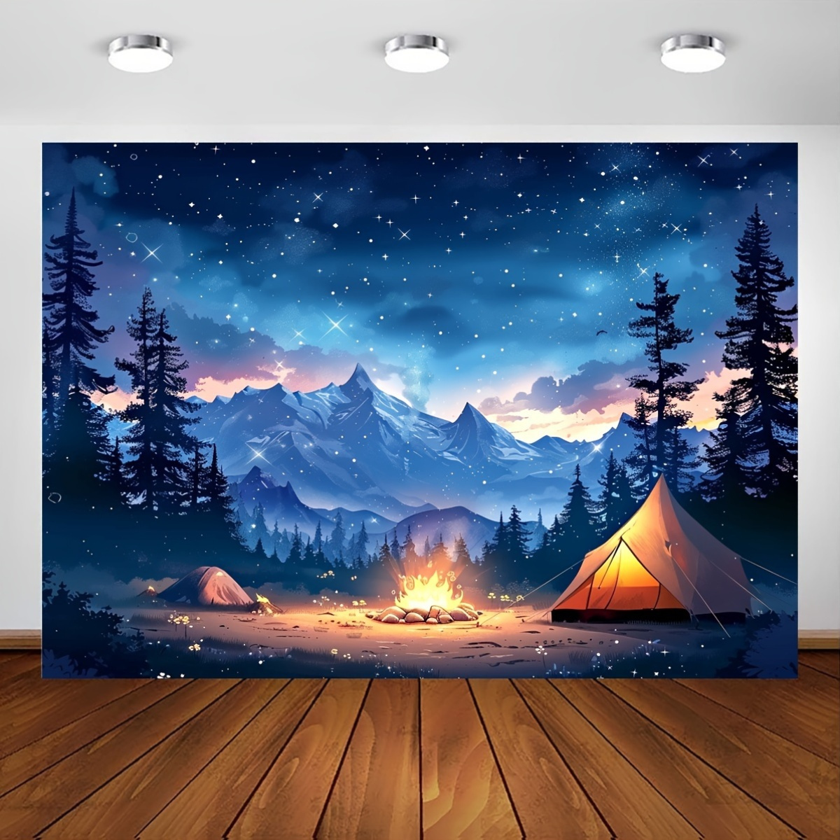 Tapeçaria Plana 2D com Estampa - Outdoor Adventure Tent avaliação e preço